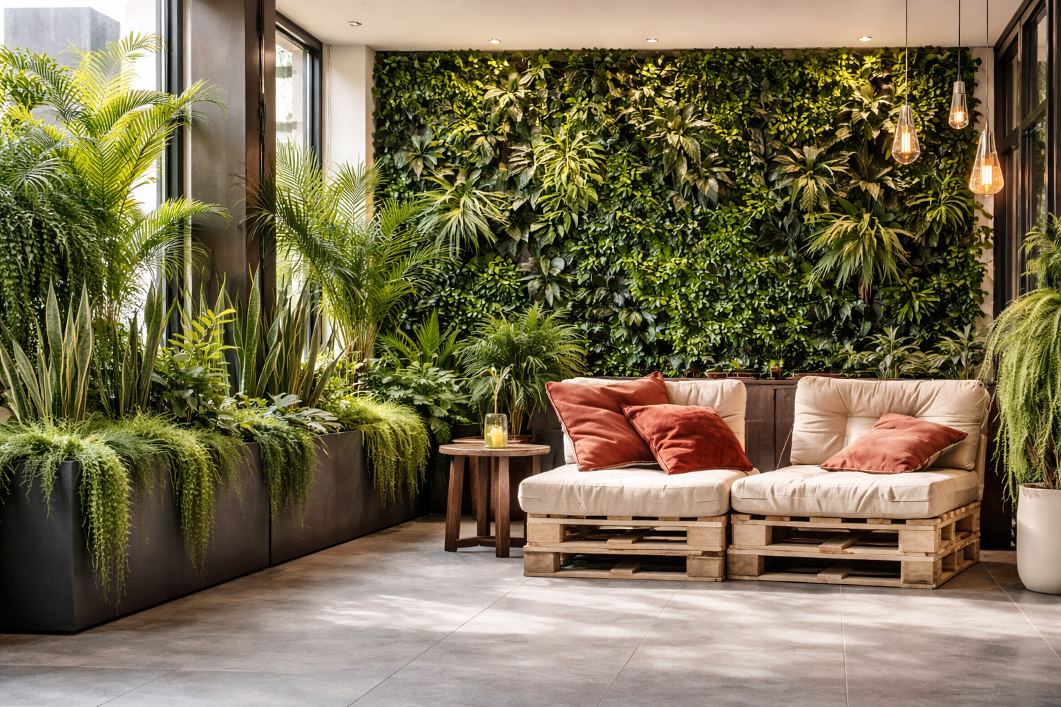 vestacke biljke poslovni prostor zeleni zid